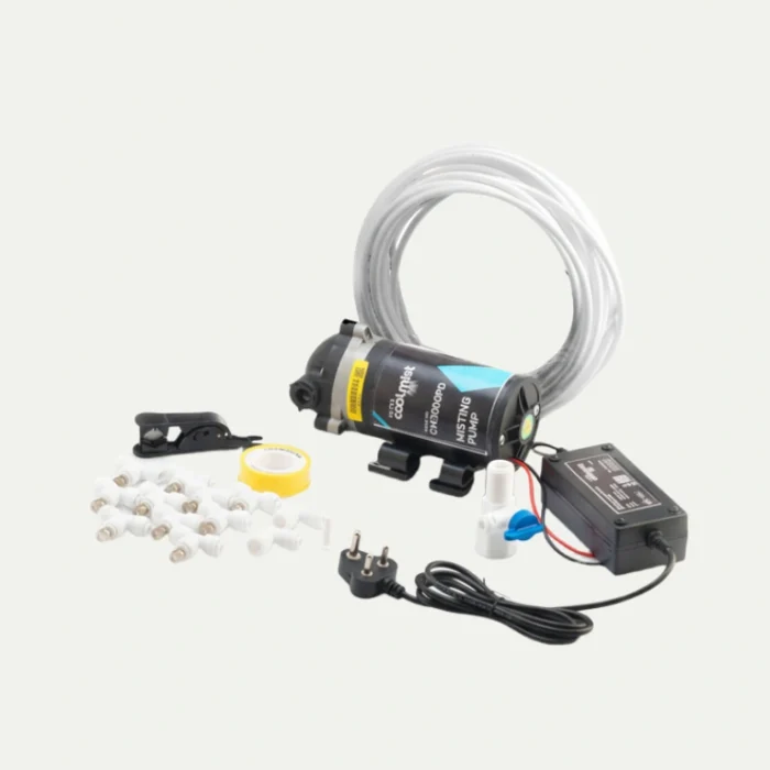 Ultra Cool Mist Fogger Kit - Pre-Assembled Outdoor Misting & Fogging System with Booster Pump | Available in FG06, FG12, FG18, FG24, FG30 | Ultra Cool Mist